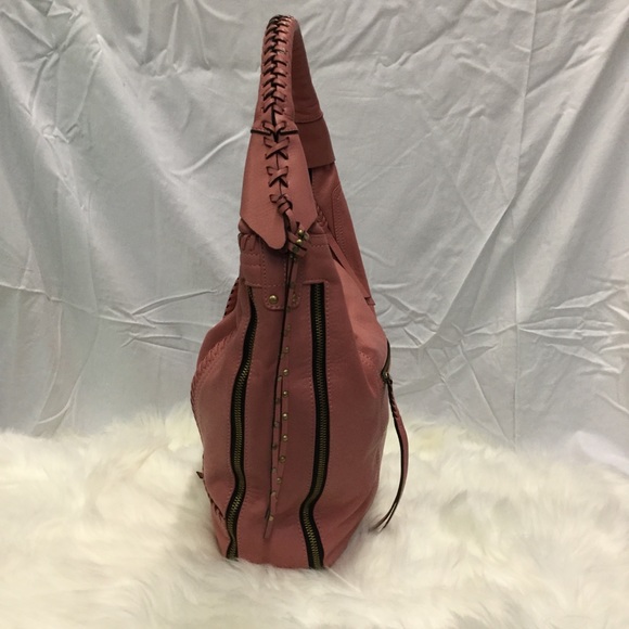 OrYANY Whipstitch Expandable Leather Hobo Bag - Picture 10 of 16